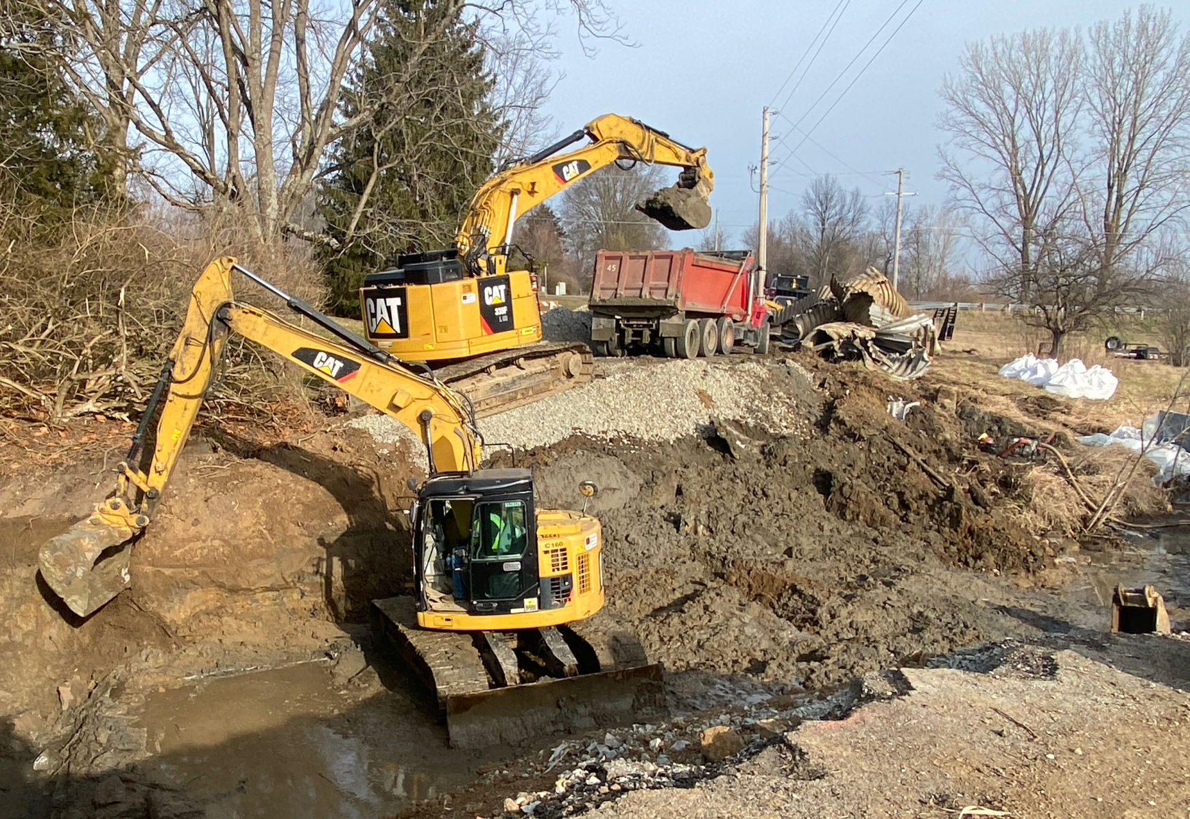 DIGGING IN TO BUILD BRIDGES